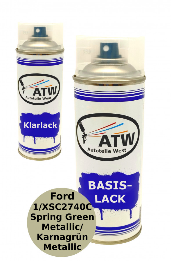 Autolack für Ford 1/XSC2740C Spring Green Metallic / Karnagrün Metallic